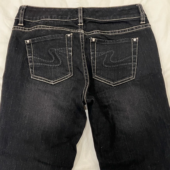 NWT White House Black Market Bootcut Black Jeans, Short Inseam - Picture 4 of 4